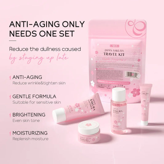 Sakura Wanderlust Glow Travel Kit