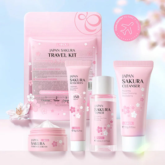 Sakura Wanderlust Glow Travel Kit